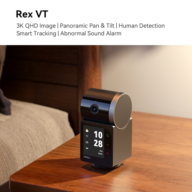 Imou Rex VT Pro 5MP Wi-Fi IP PT akukaamera • mikrofon+kõlar fix 3.6mm (87°) IR20m mSD 5V Autotrack Imou Rex VT Pro 5MP Wi-Fi IP PT akukaamera • mikrofon+kõlar fix 3.6mm (87°) IR20m mSD 5V Autotrack