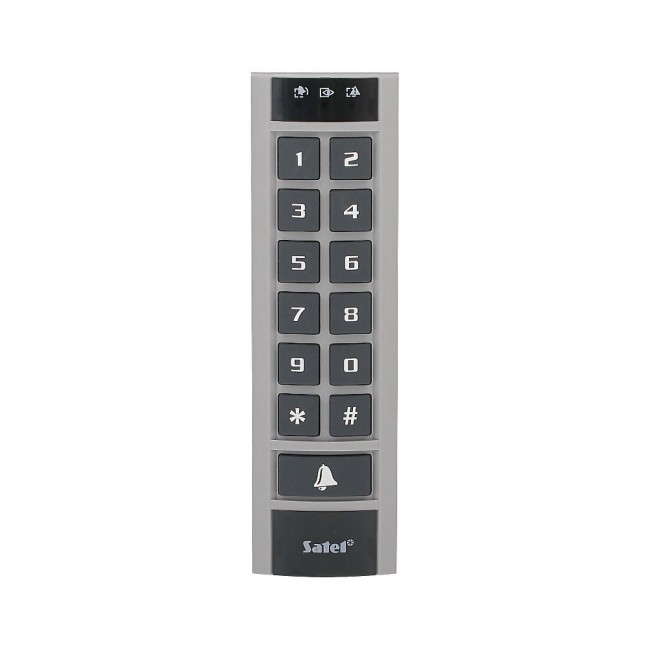 Satel PK-01 ilmastikukindel koodlukk • 125kHz kaart või pin • 50 kasutajat • kellanupp Satel PK-01 ilmastikukindel koodlukk • 125kHz kaart või pin • 50 kasutajat • kellanupp