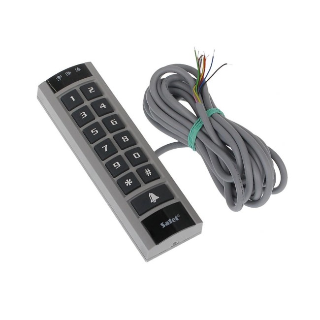 Satel PK-01 ilmastikukindel koodlukk • 125kHz kaart või pin • 50 kasutajat • kellanupp Satel PK-01 ilmastikukindel koodlukk • 125kHz kaart või pin • 50 kasutajat • kellanupp