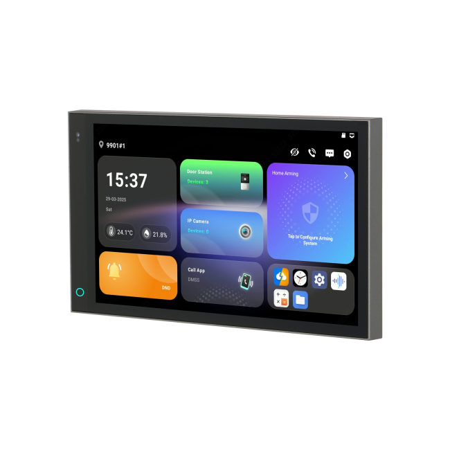 Dahua SCP3024A-B puutetundlik 7" IP monitor • Android Wi-Fi 1024x600 12VDC/48VPoE SCP3024A-B