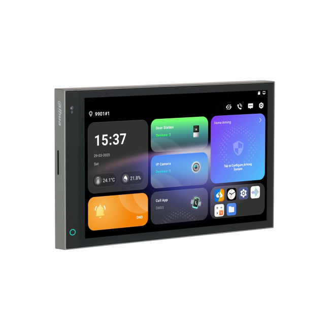 Dahua SCP3024A-B puutetundlik 7" IP monitor • Android Wi-Fi 1024x600 12VDC/48VPoE SCP3024A-B