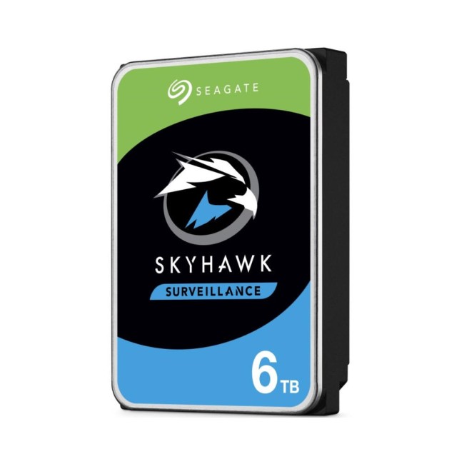 Seagate SkyHawk ST6000VX001 6TB videovalve kõvaketas • SATA 6GB/s 180MB/s 256MB 3,5" 5W ST6000VX001