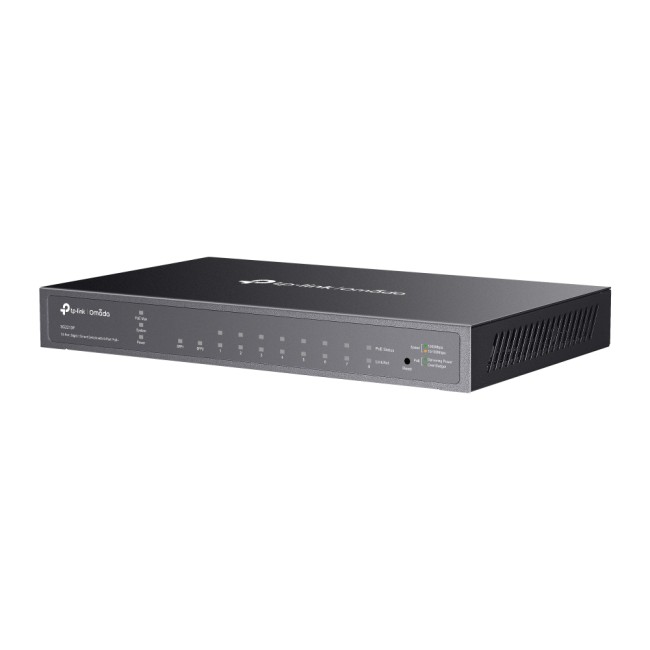 TP-Link SG2210P Omada SDN Cloud switch • 8 Gigabit PoE+ ja 2 Gigabit SFP pesa 61W SG2210P