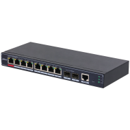 Dahua SG4010P-2F manageeritav Gigabit switch • 8*10/100/1000Mbps PoE + 2*Gbps SFP • 110W