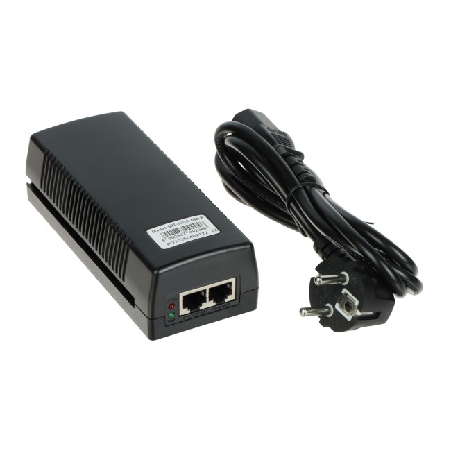 POE toiteadapter 60W • 48-56VDC • IEEE802.af/at/bt • Gigabit • Mode A (1,2 +; 3,6 -) POE-SPT-1G-1GP-60W
