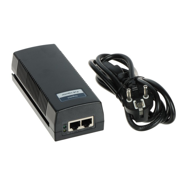 POE toiteadapter 90W • 52-56VDC • IEEE802.af/at/bt • Gigabit • Mode A/B 1,2 +; 3,6 - / 4,5+; 7,8- POE-SPT-1G-1GP-90W