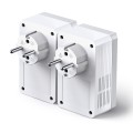 TP-Link TLPA4010P KIT AV600 Powerline adapterite komplekt pistikupesaga 600Mbps TLPA4010P KIT