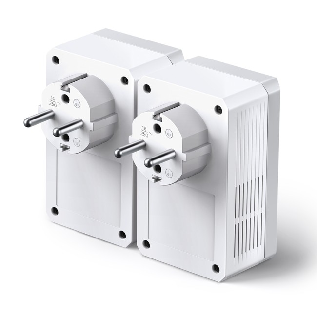 TP-Link TLPA4010P KIT AV600 Powerline adapterite komplekt pistikupesaga 600Mbps TLPA4010P KIT