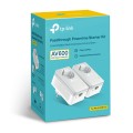 TP-Link TLPA4010P KIT AV600 Powerline adapterite komplekt pistikupesaga 600Mbps TLPA4010P KIT