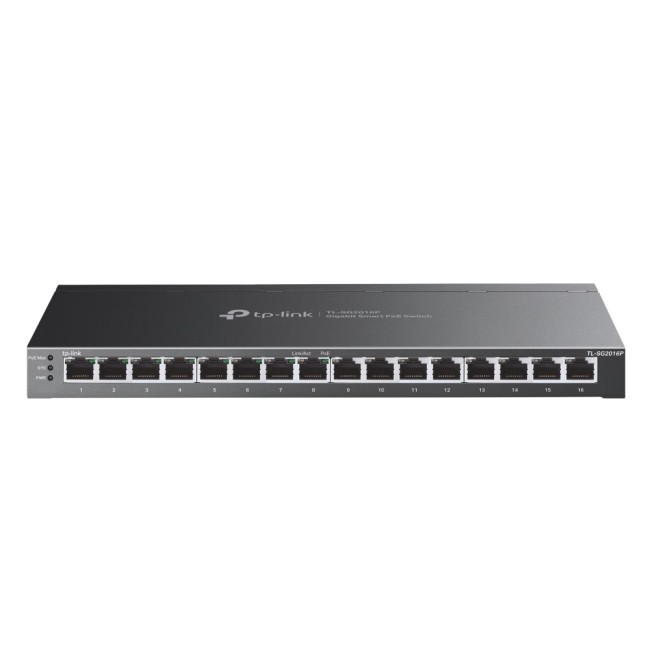 TP-Link TL-SG2016P Omada SDN smart switch • 16 Gigabit porti, millest 8 PoE+ Gigabit pordid 120W