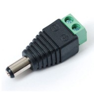 Monteeritav toite pistik (isa) 12V kaameratele, ühendus kruviklemmi alla, 2.1mm Monteeritav toite pistik (isa) 12V kaameratele, ühendus kruviklemmi alla, 2.1mm
