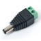 Monteeritav toite pistik (isa) 12V kaameratele, ühendus kruviklemmi alla, 2.1mm