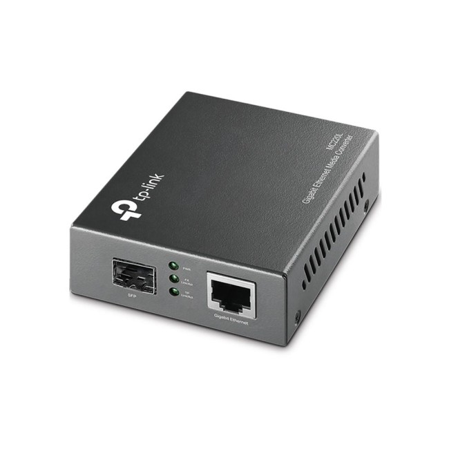 TP-Link MC220L Gigabit Media Converter MM/SM fibre to copper