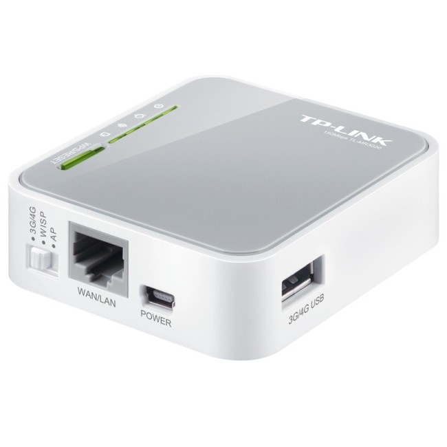 Portable TP-Link TL-MR3020 3G/4G Wireless ruuter 150Mbps
