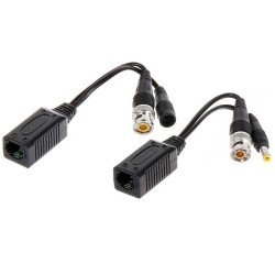 Passiivne CVI TVI Turbo HD AHD keerupaari adapteri komplekt (2tk) • video + toide RJ45