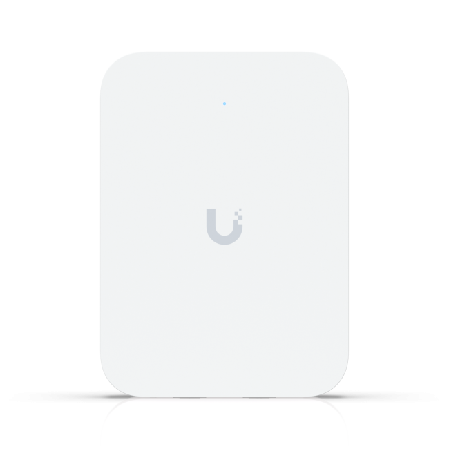 Ubiquiti U7-IW Access Point • UniFi 802.11be (WiFi 7) • 2.4GHz@688Mbps / 5GHz@4.3Gbps 2.5 GbE port U7-IW