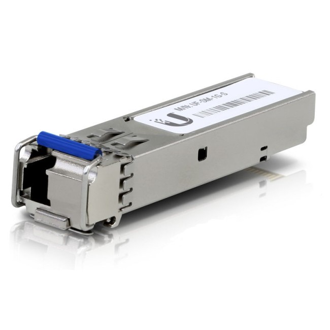 Uxbiquiti SM SFP Bi-Di LC adapter • Blue-Tx1310/Rx1550 • 3km • 1.25Gbps Uxbiquiti SM SFP Bi-Di LC adapter • Blue-Tx1310/Rx1550 • 3km • 1.25Gbps