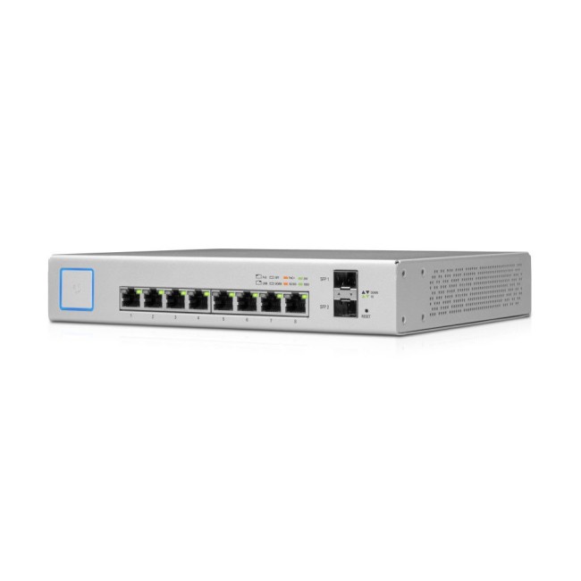 Ubiquiti US-8-150W UniFi manageeritav Gigabit switch • 8 PoE+ porti + 2 SFP • 150W Ubiquiti US-8-150W UniFi manageeritav Gigabit switch • 8 PoE+ porti + 2 SFP • 150W