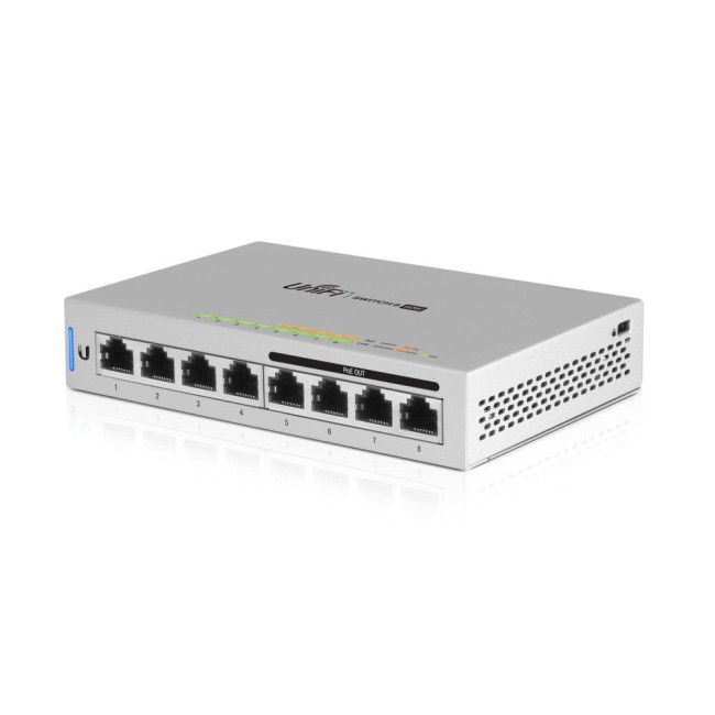Ubiquiti US-8-60W UniFi manageeritav Gigabit switch • 8 porti (4 PoE porti 15.4W / 60W ) Ubiquiti US-8-60W UniFi manageeritav Gigabit switch • 8 porti (4 PoE porti 15.4W / 60W )