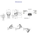Videotec IRN10B8AS00 IR LED prožektor • kuni 240m 10° 850nm 24Vac-12/24Vdc IRN10B8AS00