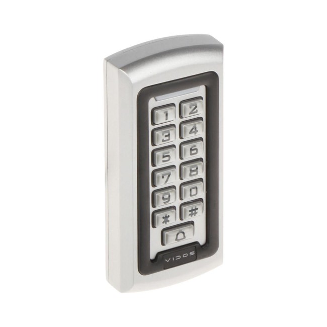 Autonoomne koodlukk Vidos ZS42 • IP65 • 125kHz EM kaart või pin • 2000 kasutajat • uksekell • 12VDC Autonoomne koodlukk Vidos ZS42 • IP65 • 125kHz EM kaart või pin • 2000 kasutajat • uksekell • 12VDC