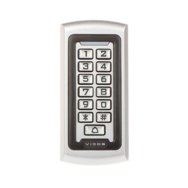 Autonoomne koodlukk Vidos ZS42 • IP65 • 125kHz EM kaart või pin • 2000 kasutajat • uksekell • 12VDC Autonoomne koodlukk Vidos ZS42 • IP65 • 125kHz EM kaart või pin • 2000 kasutajat • uksekell • 12VDC