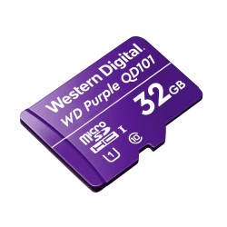 Western Digital Purple QD101 WDD032G1P0C 32GB microSD mälukaart spetsiaalselt turvakaameratele Western Digital Purple QD101 WDD032G1P0C 32GB microSD mälukaart spetsiaalselt turvakaameratele