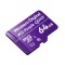 Western Digital Purple QD101 WDD064G1P0C 64GB microSD mälukaart spetsiaalselt turvakaameratele