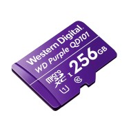 Western Digital Purple QD101 WDD256G1P0C 256GB microSD mälukaart spetsiaalselt turvakaameratele Western Digital Purple QD101 WDD256G1P0C 256GB microSD mälukaart spetsiaalselt turvakaameratele