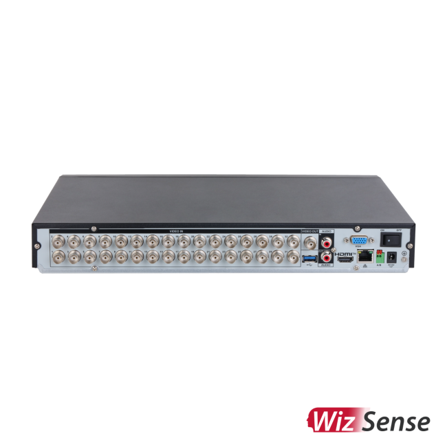 Dahua XVR5232AN-I3 multisüsteemne salvesti 32+16 sisendit • WizSense 5/6MP 192Mbps audio 1/1 2HDD XVR5232AN-I3/T