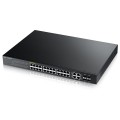 ZyXEL PoE web managed NET switch 24*GbE PoE + 4*GbE port, 375W (max 30W port) GS1920-24HP-EU0101F
