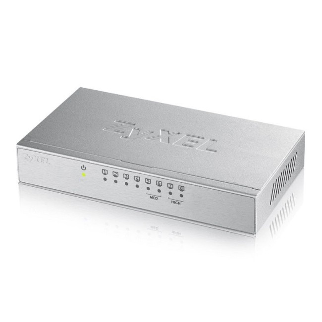 ZyXEL GS-108B v3 Desktop Gigabit Ethernet Switch • 8*Gbit port • compact 155 x 85 x 26 mm