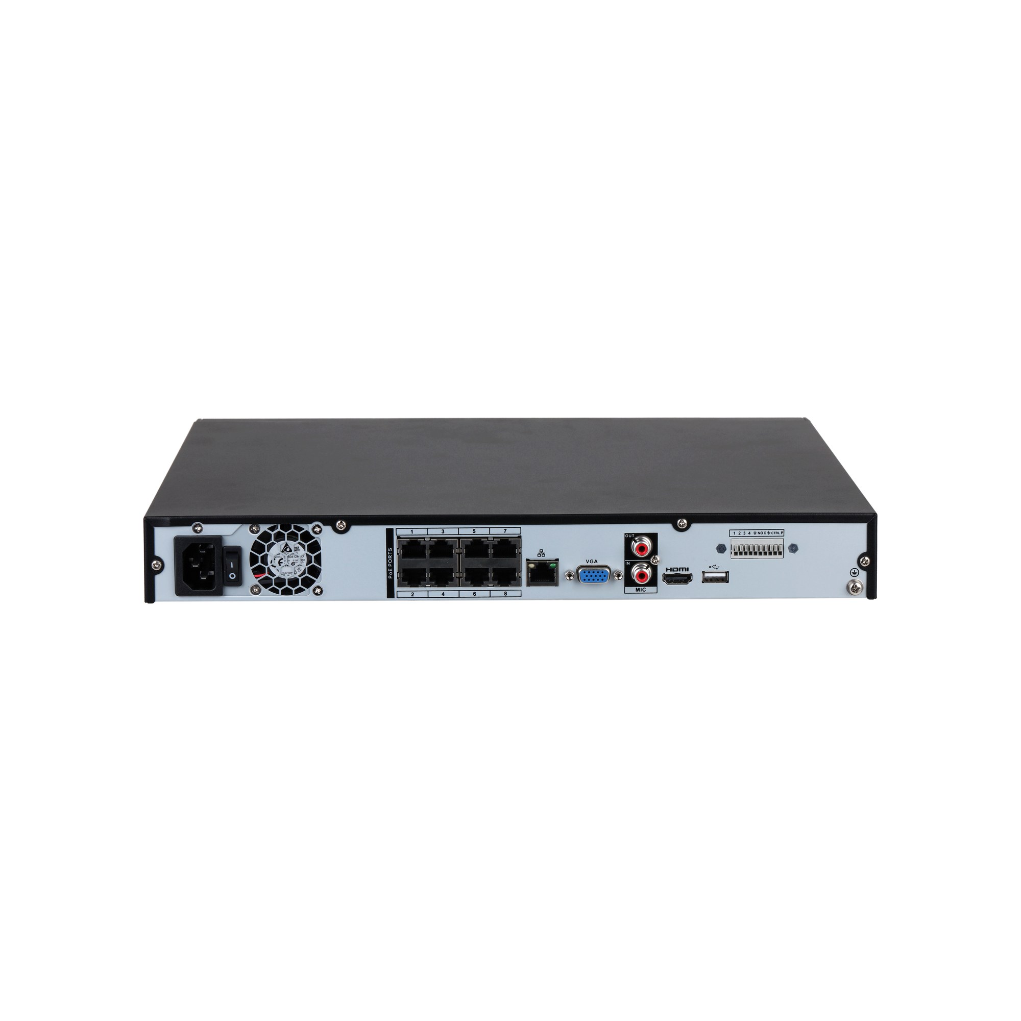 Dahua NVR4208-8P-EI 8CH 1U 8PoE 2HDDs WizSense Network Video Recorder – pilt 3