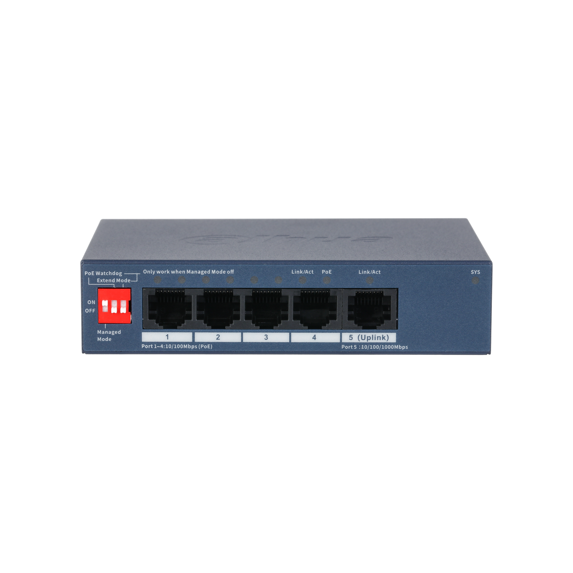 Dahua CS4005-4ET1GT-36 DoLynk Care manageeritav PoE switch 36W