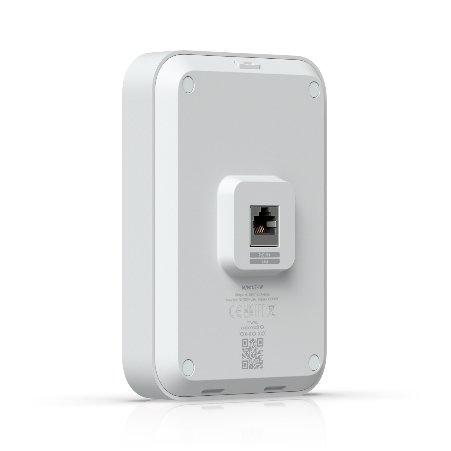 Ubiquity U7-IW UniFi In–Wall Wi–Fi Access Point 2.4GHz@688Mbps / 5GHz@4.3Gbps 2.5 GbE – pilt 5