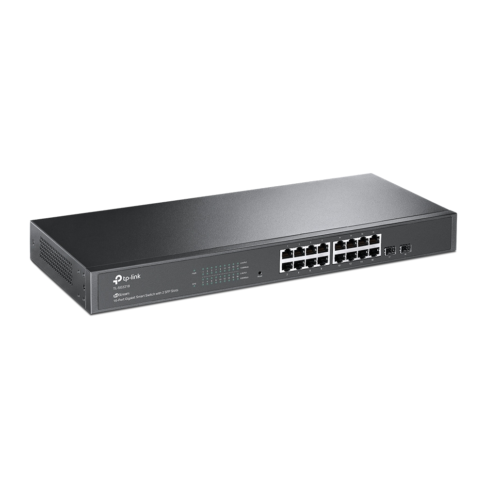 TP-Link TL-SG2218 JetStream 16-Port Gigabit Smart Switch with 2 SFP Slots – pilt 2