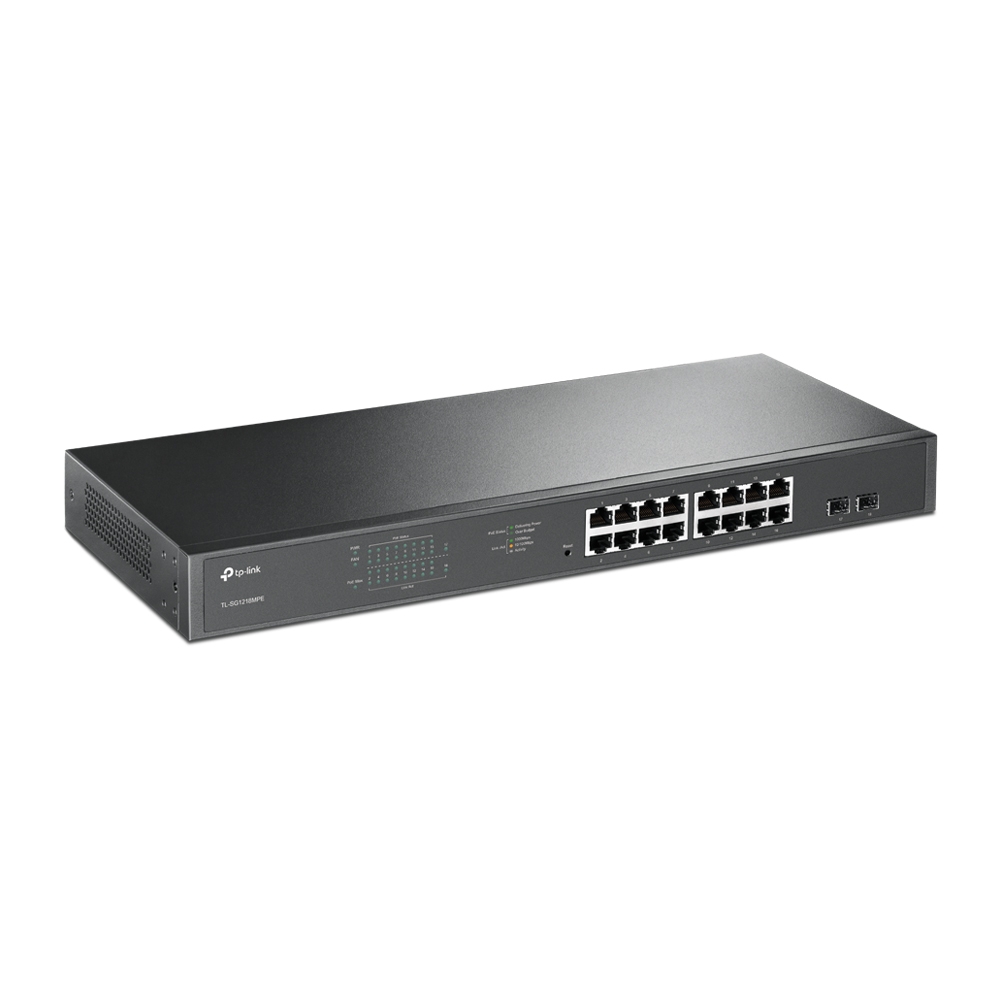 TP-Link TL-SG1218MPE 16-Port Gigabit Easy Smart PoE+ Switch with 2 SFP Slots – pilt 2