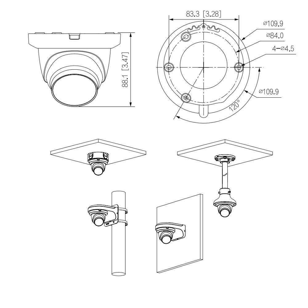 Dahua HAC-HDW2241TMQ-A 2MP Starlight HDCVI kerakaamera – pilt 2