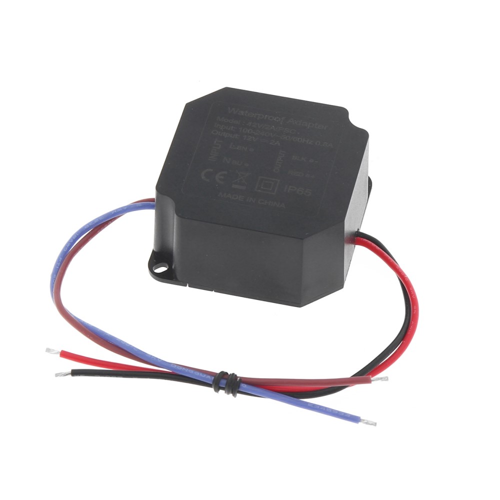 Switch mode power supply 12VDC, 2A, IP65
