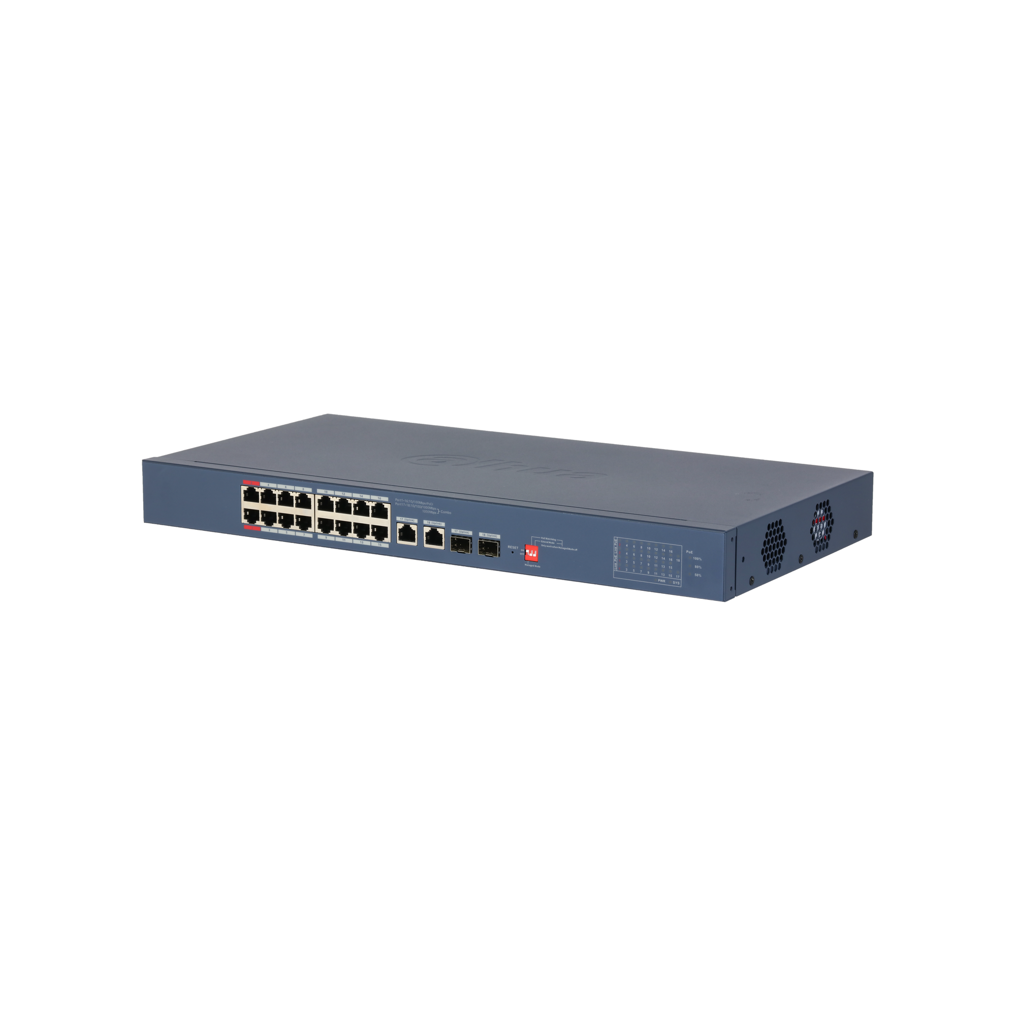Dahua CS4218-16ET-240 18-Port Cloud Managed Desktop Switch with 16-Port PoE