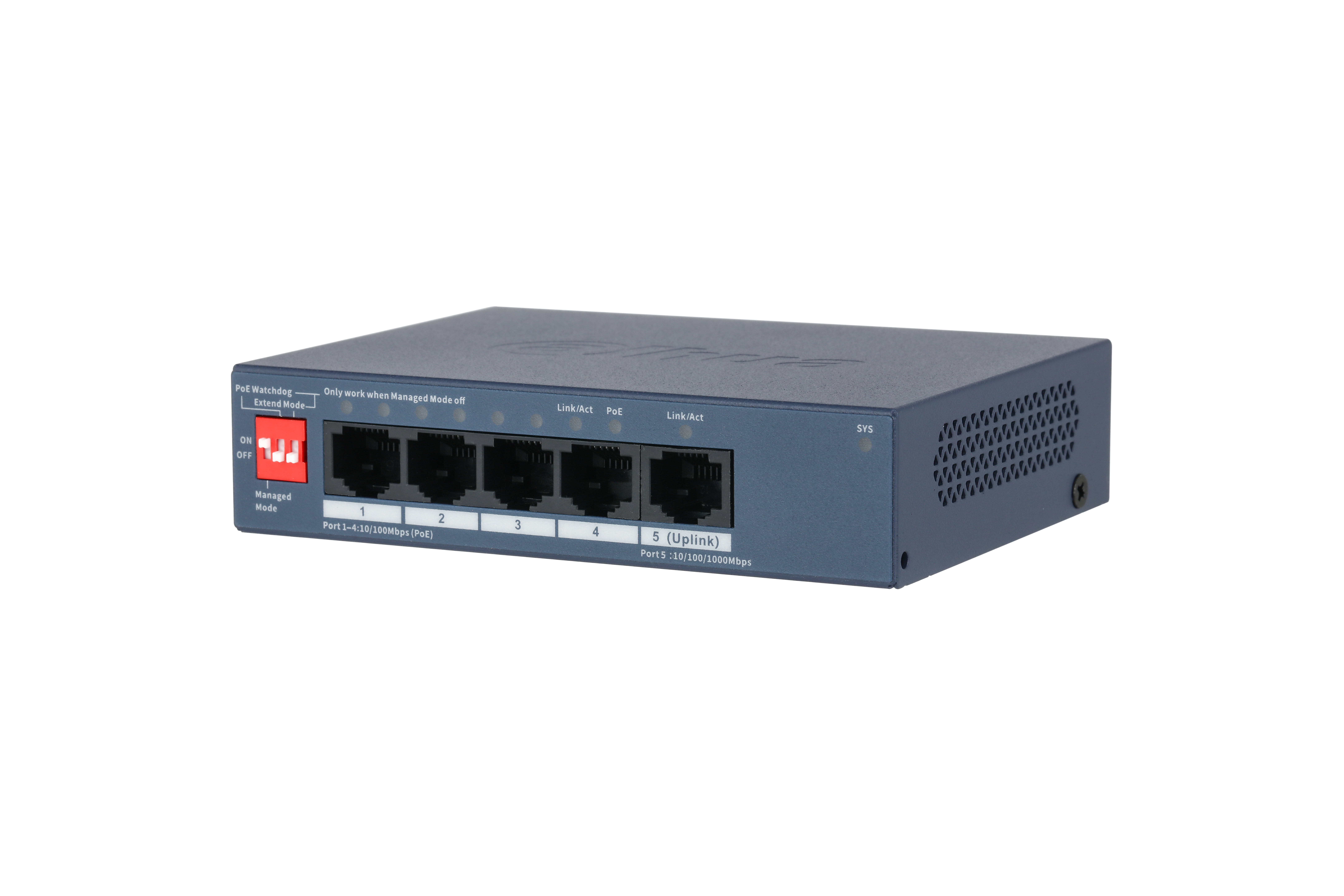 Dahua CS4005-4ET1GT-36 DoLynk Care manageeritav PoE switch 36W – pilt 2