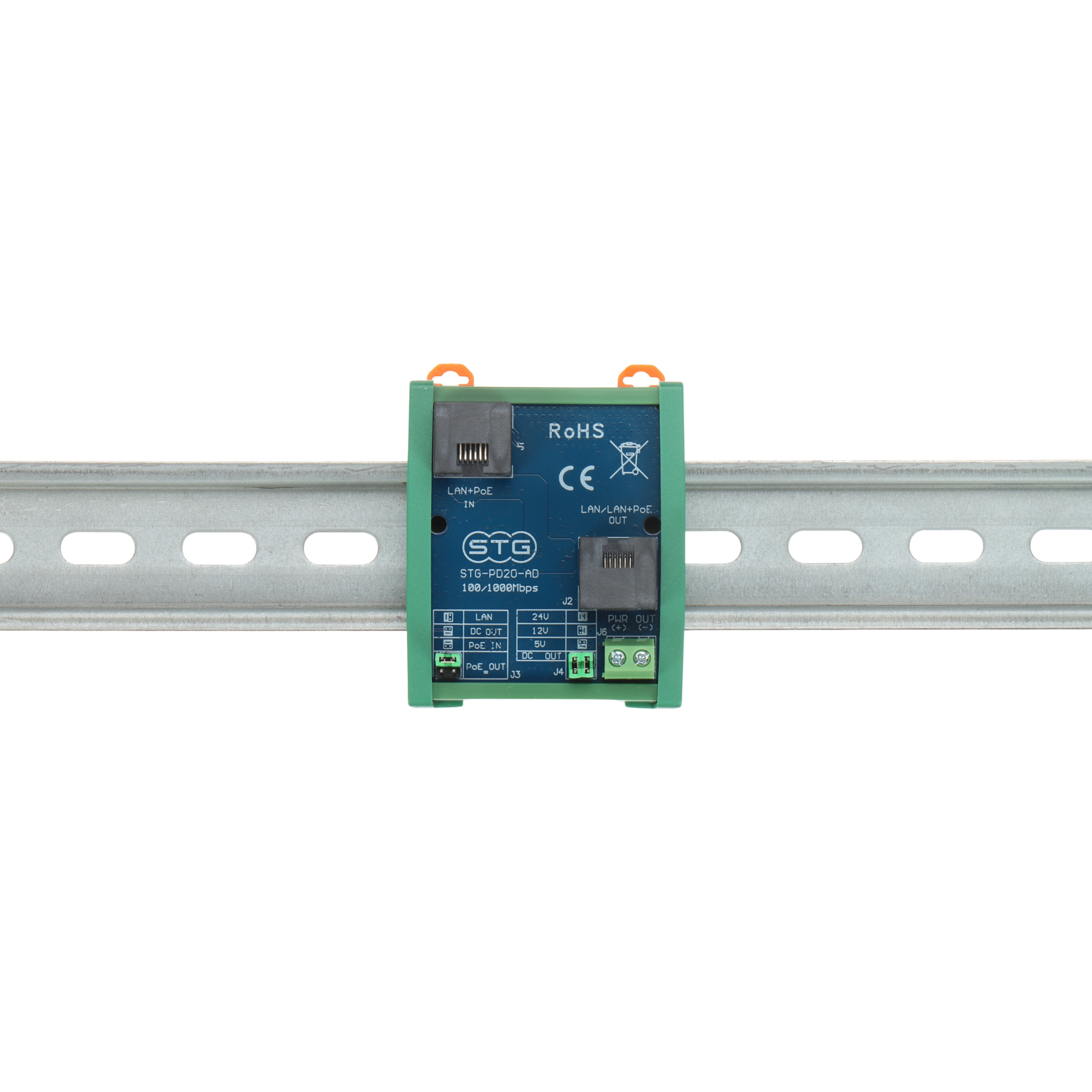 STG-PD20-AD Gigabit PoE muundur – pilt 3
