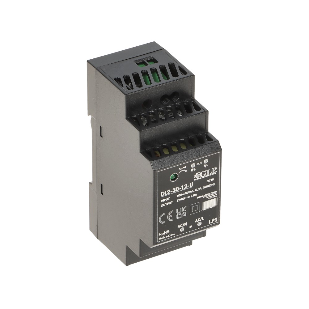 Switching adapter installed on the TS35/7.5 or 15 DIN rail
