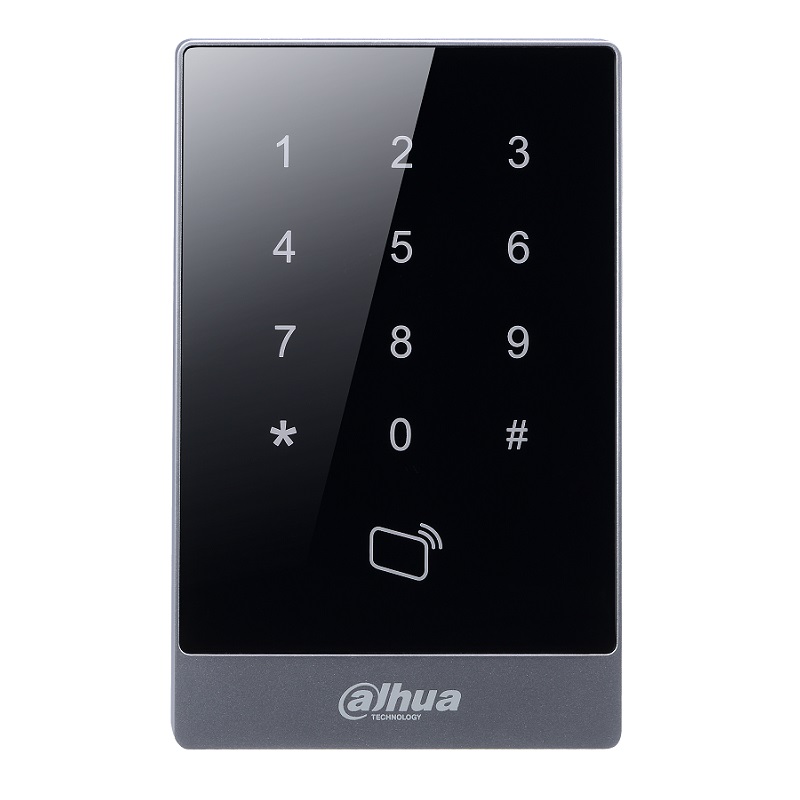 Dahua ASR1101A 13.56MHz(Mifare) PIN Pad-ga kaardilugeja alumiiniumist raamiga