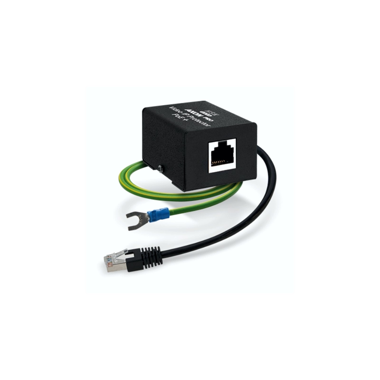 AXON ülepinge kaitse AXON-PRO-IP-POE+ W0047• 1 kanal Ethernet 10/100/1000 Mb/s ja PoE+ kaitse