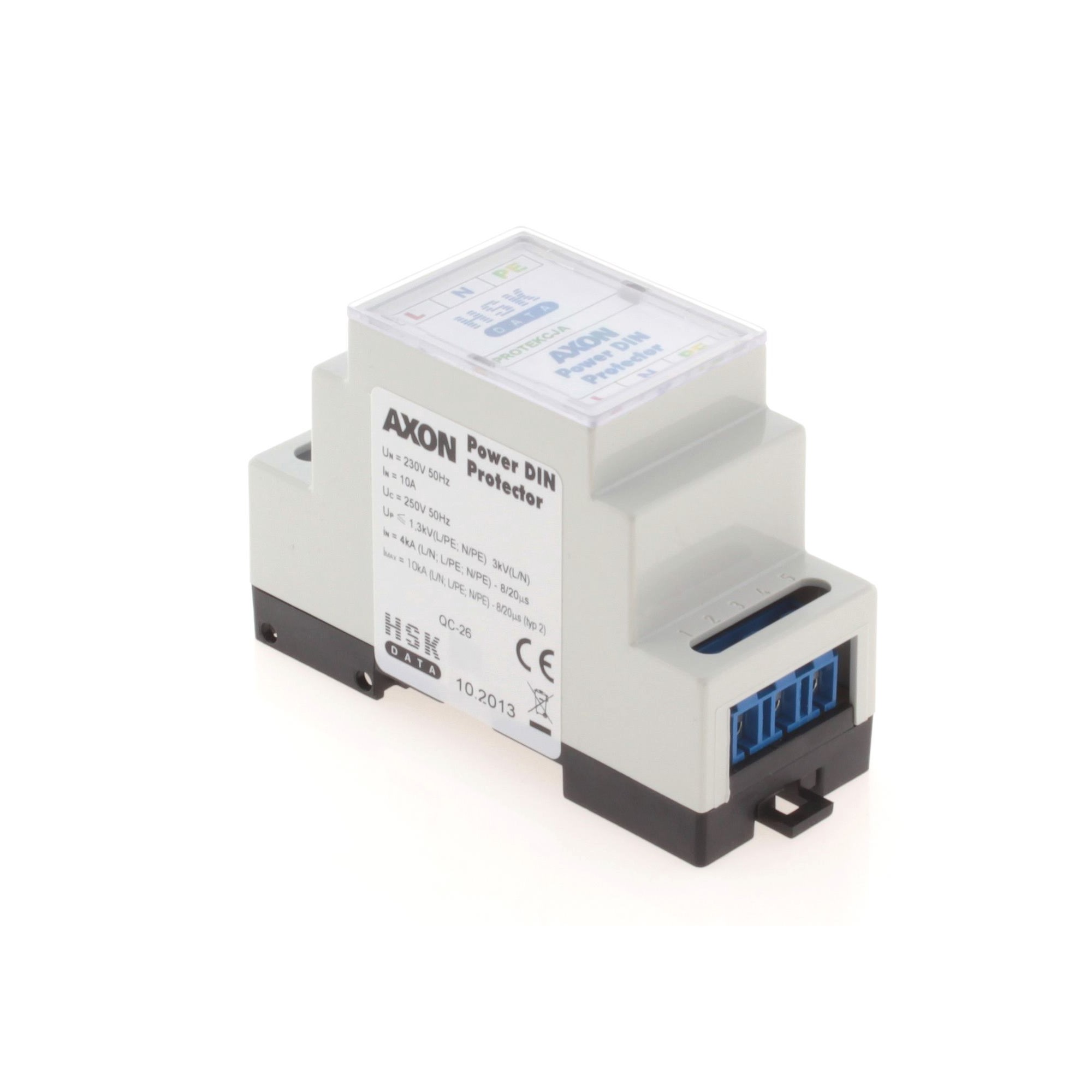 AXON Power DIN ülepinge kaitse 230V 50Hz DIN liistu kinnitusega – pilt 2