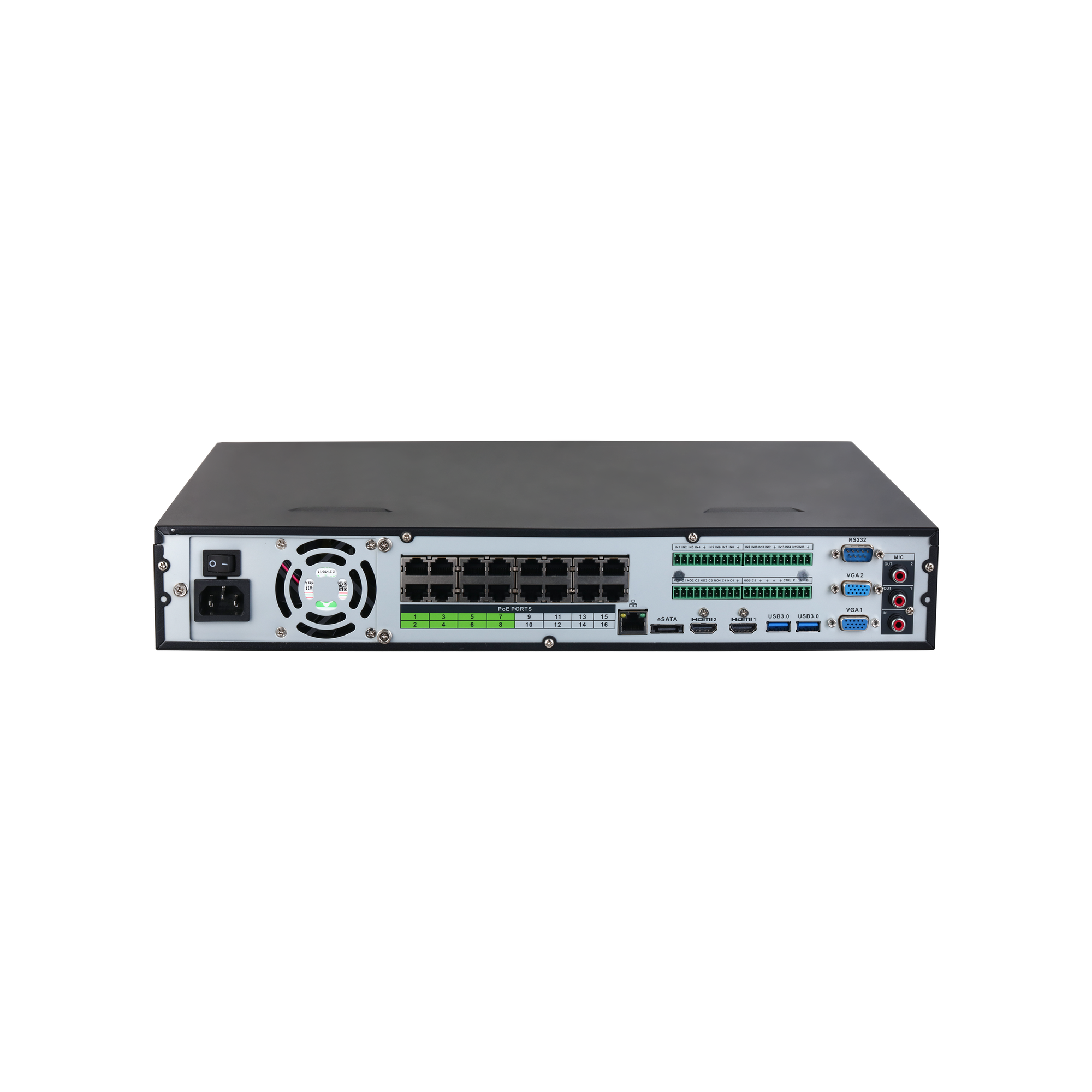 Dahua NVR5416-16P-EI 16 kanaliga EI seeria IP salvesti – pilt 3