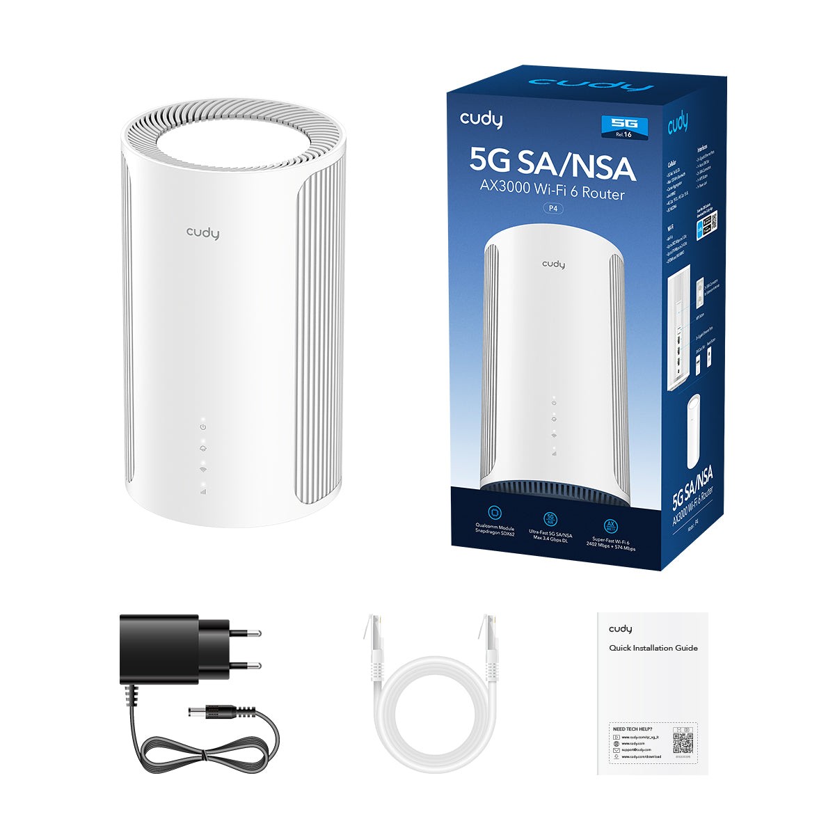 Cudy P4 5G WiFi 6 ruuter – pilt 3