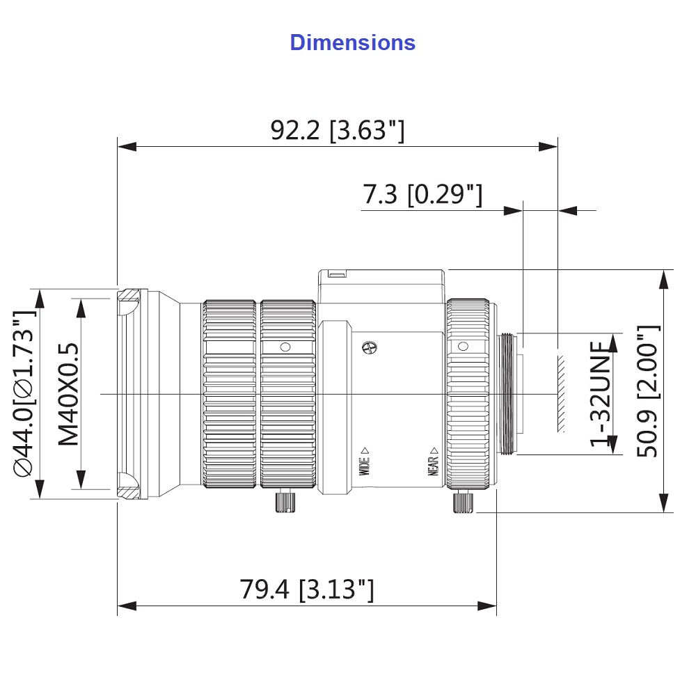 Dahua PFL0550-E6D 6MP objektiiv 5-50mm – pilt 3