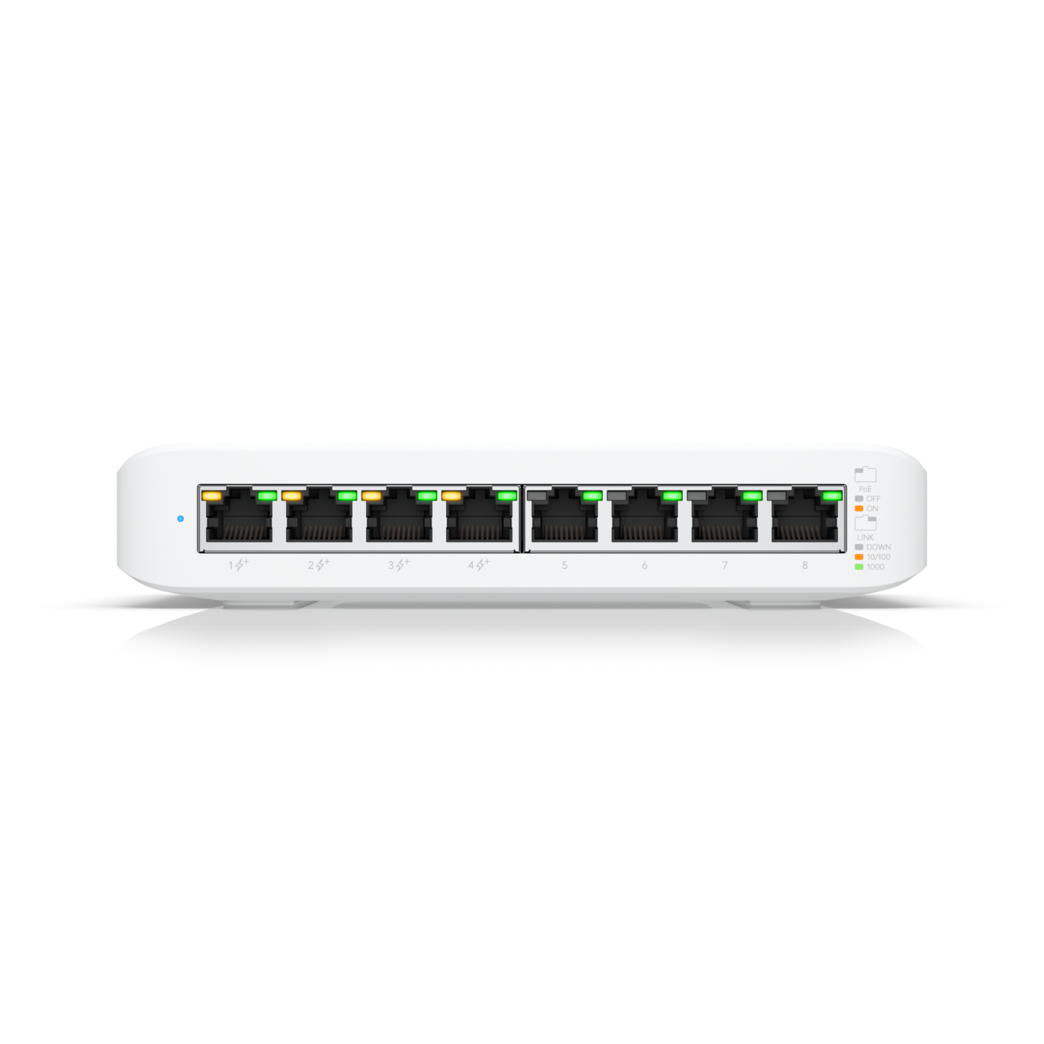 Ubiquiti USW-8-POE 4 PoE+ Port Fully Managed Gigabit Switch – pilt 2